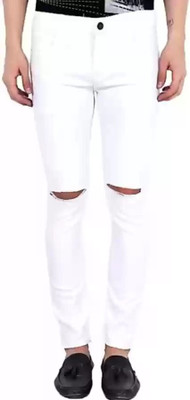 linaria Slim Men White Jeans