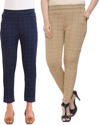 Cloud Star Multicolor Jegging(Checkered)