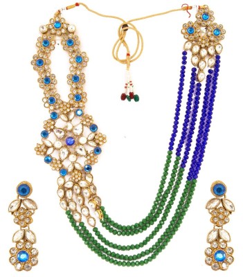 CATALYST Alloy Gold-plated Green, Blue Jewellery Set(Pack of 1)