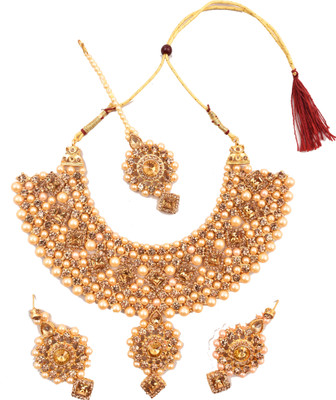 TWOLOVER Brass Gold-plated Gold Jewellery Set(Pack of 1)