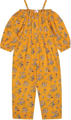 BUDDING BEES Floral Print Girls Jumpsuit