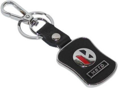 gtrp Hero Bike/Scooter Logo Leather Black Locking Keyring Key Chain Key Chain Key Chain