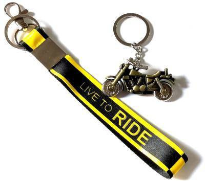 Meeko.com Beautiful Live to ride Tag Lanyard key chain bullet bike key chain Key Chain