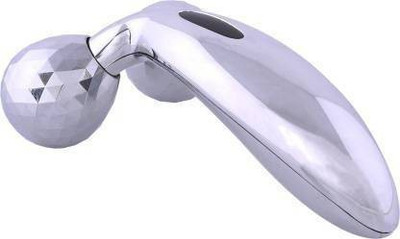 Manav MASSAGER MAP032 3D Stimulate Aluminium and Platinum Microcurrent Skin Lifting Face Roller Massage (Sliver) Massager (Silver) Massager(Silver)