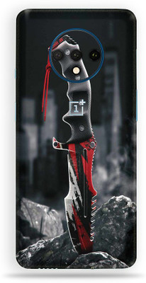 Jeeva Creation Oneplus 7t, oneplus 7t Mobile Skin(Ultra Killer Knife Skin With High Matte Finish.)