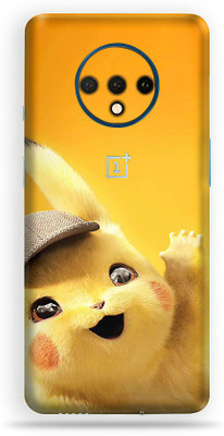 Jeeva Creation Oneplus 7t, oneplus 7t Mobile Skin(Ultra Baby Pikachu Skin With High Matte Finish.)