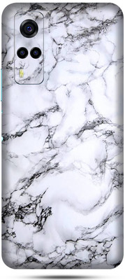 OggyBaba vivo y53s Mobile Skin(Milky White Marble Skin Matte Finish)