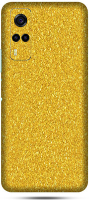 OggyBaba vivo y53s Mobile Skin(Golden Glitter Skin Matte Finish)