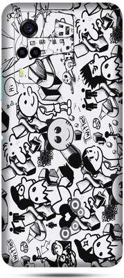 OggyBaba vivo y53s Mobile Skin(Doodle Skin Matte Finish)