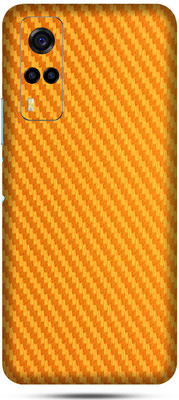 OggyBaba Vivo y53s, Mobile back skin guard, An elegant skin for your mobile Mobile Skin(Golden)