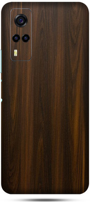OggyBaba vivo y53s Mobile Skin(Mahogany Wood Skin Matte Finish)