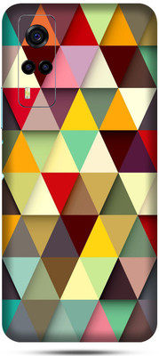 OggyBaba vivo y53s Mobile Skin(Colorful Triangle Skin Matte Finish)