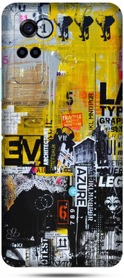 OggyBaba vivo y53s Mobile Skin(Abstract Azure Skin Matte Finish)