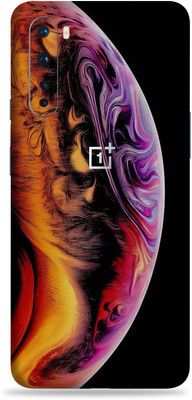 Jeeva Creation Oneplus Nord, oneplus nord Mobile Skin(Ultra Color Moon Skin With High Matte Finish.)
