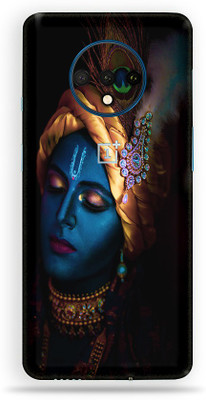 Jeeva Creation Oneplus 7t, oneplus 7t Mobile Skin(Ultra Enlightened Krishna Skin With High Matte Finish.)