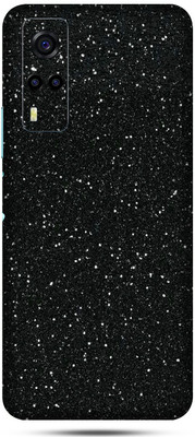 OggyBaba vivo y53s Mobile Skin(Coal Balck Glitter Skin Matte Finish)