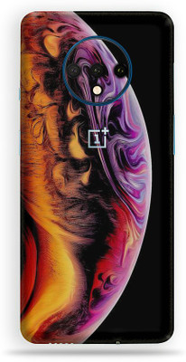 Jeeva Creation Oneplus 7t, oneplus 7t Mobile Skin(Ultra Color Moon Skin With High Matte Finish.)