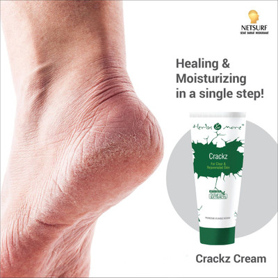 NETSURF Foot Crackz Cream Aloe Vera-Kokum-Lodhra Heal Care(50 g) NETSURF Foot Crackz Cream Aloe Vera-Kokum-Lodhra Heal Care(50 g)