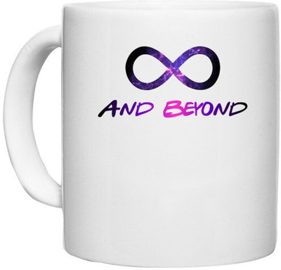 UDNAG White Ceramic Coffee / Tea 'Couple | and beyond' Perfect for Gifting [330ml] Ceramic Coffee Mug(330 ml)