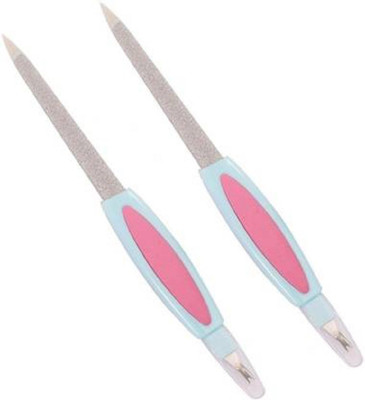 HM Collection 2 IN 1 Sharp Nail File/ Filer & Shaper With Cuticle Cutter 02 (Set of 2)(Set of 2)