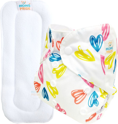 MOM'S PRIDE Reusable Exclusive Pocket Cloth Diapers With Inserts