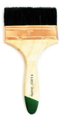 DARIT Pack of 3 All-PURPOSED Brush 5 inch Copper Bound Bristle Blend Art Wall Plasterers Water Splash Oil Paint Brush (3)(Set of 3, Multicolor)