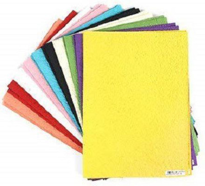 DSR Pack of 50 Unruled Length -27.5 cm Width - 20.3 cm 300 gsm Coloured Paper(Set of 1, Multicolor)