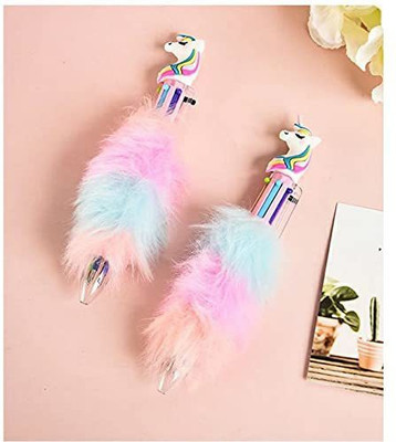 Le Delite Water Glitter Designer Pen Stationery Set(Pack of 2, Ink Color - Multicolor)