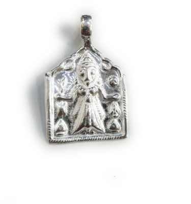 Shree Jewellers shree jewellers Sterling Silver Karni Mata Deshnok Pendant {Locket} Silver Silver Pendant