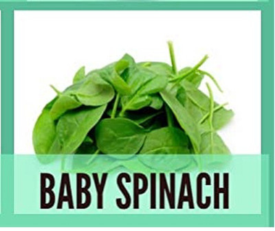 CYBEXIS Organic Baby Spinach Seeds2000 Seeds Seed(2000 per packet)