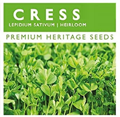 CYBEXIS Organic Cress seeds Seeds1400 Seeds Seed(1400 per packet)