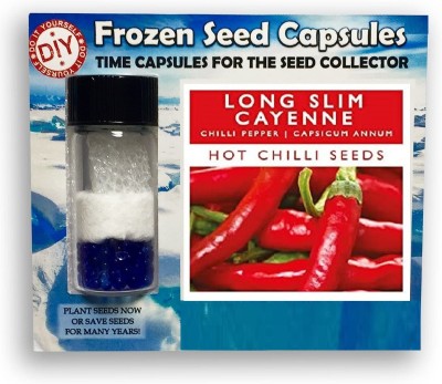 CYBEXIS Long Slim Cayenne Chilli-300 Seeds Seed(300 per packet)