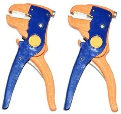 MyJerry Pack of 2 Self Adjusting Wire Strippers cum Cutter for 0.2 to 6 mm wires Hand Tool Kit(2 Tools)