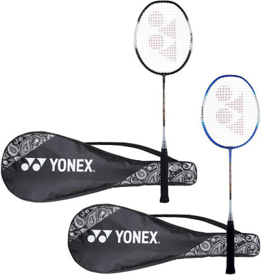 YONEX ZR 100 Light Black, Blue Strung Badminton Racquet(Pack of: 2, 95 g)