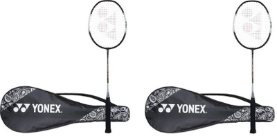 YONEX ZR 100 Light Black Strung Badminton Racquet(Pack of: 2, 95 g)