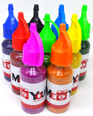ME&YOU Pack of 9 Rangoli Powder(Multicolor)
