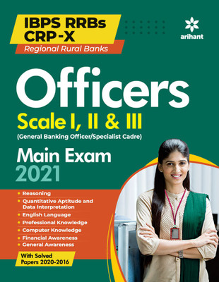 IBPS RRB CRP - X Officer Scale 1,2 and 3 Main Exam Guide 2021(English, Paperback, unknown)