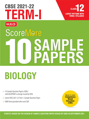 CBSE Question Bank Class 12-Score More 10 Sample Papers Term 1 Biology (MCQ Based CBSE Sample Paper 2021)(Paperback, Mtg Editorial Board)