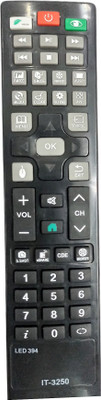 Ehop IT-3250 Compatible Remote control for Smart tv Amstrad Remote Controller(Black)