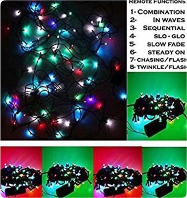 Business Squad 168 LEDs 8 m Multicolor Flickering String Rice Lights(Pack of 6)
