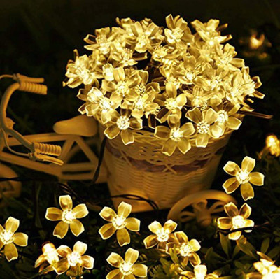 Nirvair 16 LEDs 3.05 m Yellow Flickering Flower Rice Lights(Pack of 1)