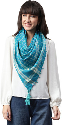Javinishka Checkered Polyester Men & Women Scarf