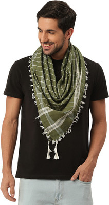 Javinishka Checkered Polyester Men & Women Scarf
