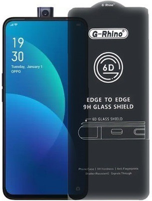 Ghilli Edge To Edge Tempered Glass for Oppo F11 Pro, (Premium 6D Edge To Edge Full Glue)(Pack of 1)