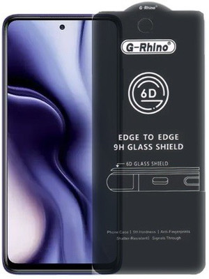 Mersal Edge To Edge Tempered Glass for Mi 10i (Premium G-Rhino 6D Sensitive Touching Edge to Edge Tempered Glass With Camera Open Cut)(Pack of 1)