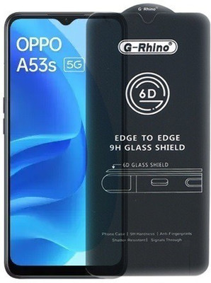 Mersal Edge To Edge Tempered Glass for Oppo A53s(Pack of 1)