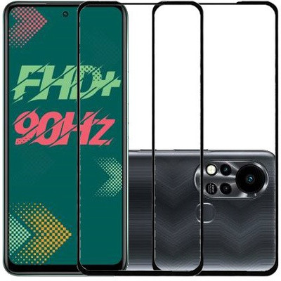 AARERED Edge To Edge Tempered Glass for Infinix Hot 11S(Pack of 2)