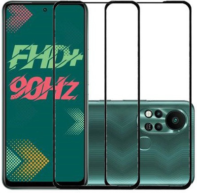 ECMERED Edge To Edge Tempered Glass for Infinix Zero 5G(Pack of 2)