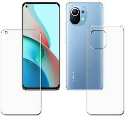 PONDRIK Front and Back Screen Guard for Xiaomi Mi 11 Lite 5G(Pack of 2)