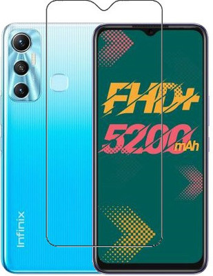 XRENGTH Edge To Edge Tempered Glass for Infinix Hot 11Pack of 1103(Pack of 1)